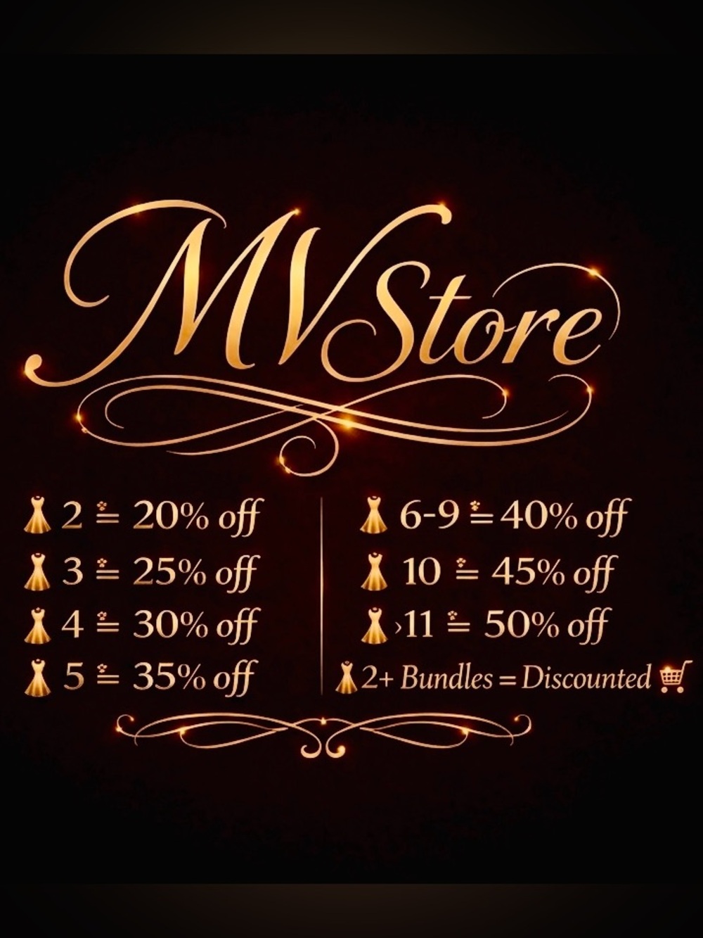MV Store Bundle Discount Rates